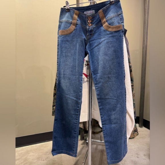 Van Pierre | Vintage Y2K Low-Rise Straight-Leg Jeans - Picture 3 of 6